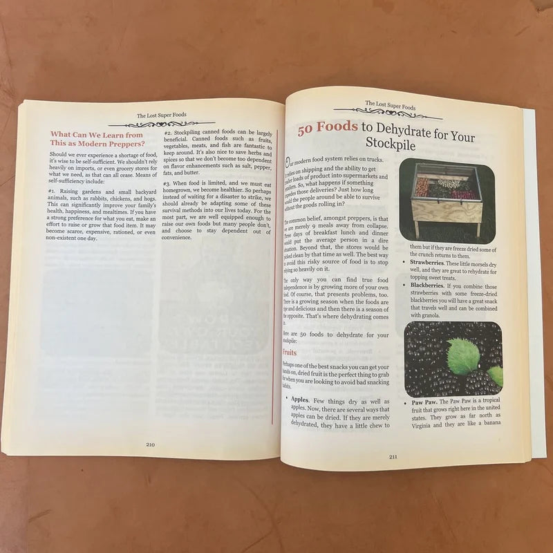 The Lost SuperFoods 126+ Survival Foods and Tips for Your Stockpile