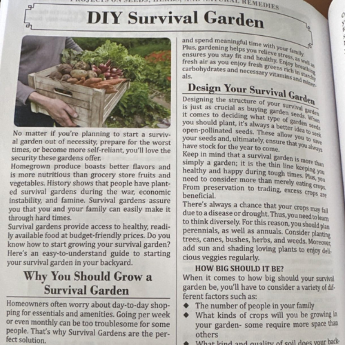 No Grid Survival Projects: How to Produce Everything You Need On Your Property