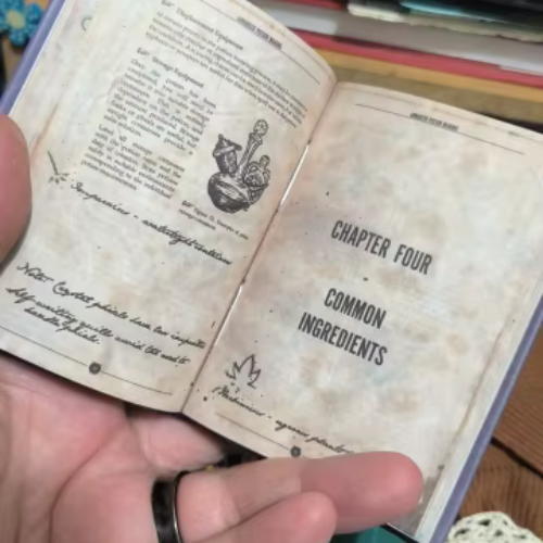 Advanced Potion-Making Hardcover Blank Notebook