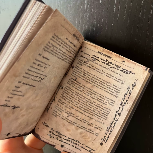 Advanced Potion-Making Hardcover Blank Notebook