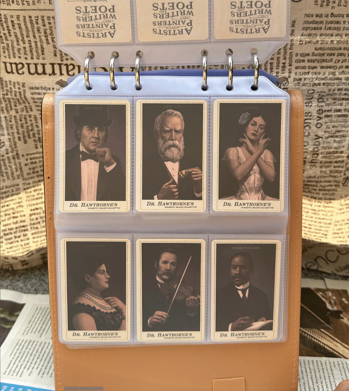 Red Dead Redemption 2 Collectible Card Book,Cigarette Card,Game Character,Cosplay,RDR2