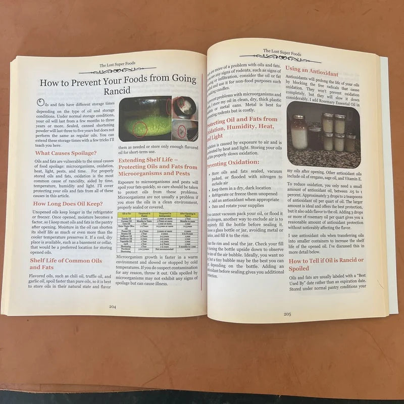 The Lost SuperFoods 126+ Survival Foods and Tips for Your Stockpile