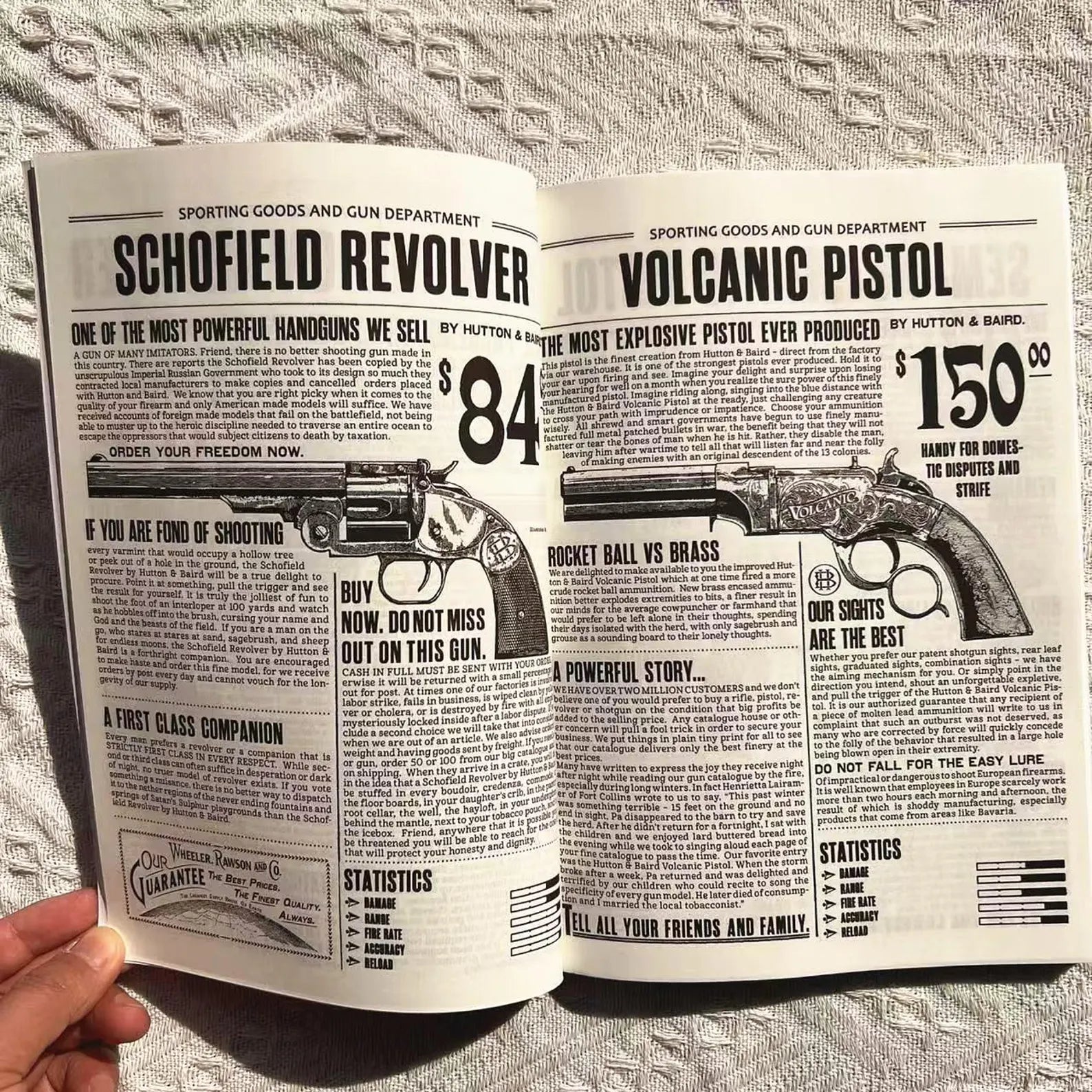 Wheeler, Rawson & Co. 1899 Catalogue Red Dead Redemption 2 (RDR2)