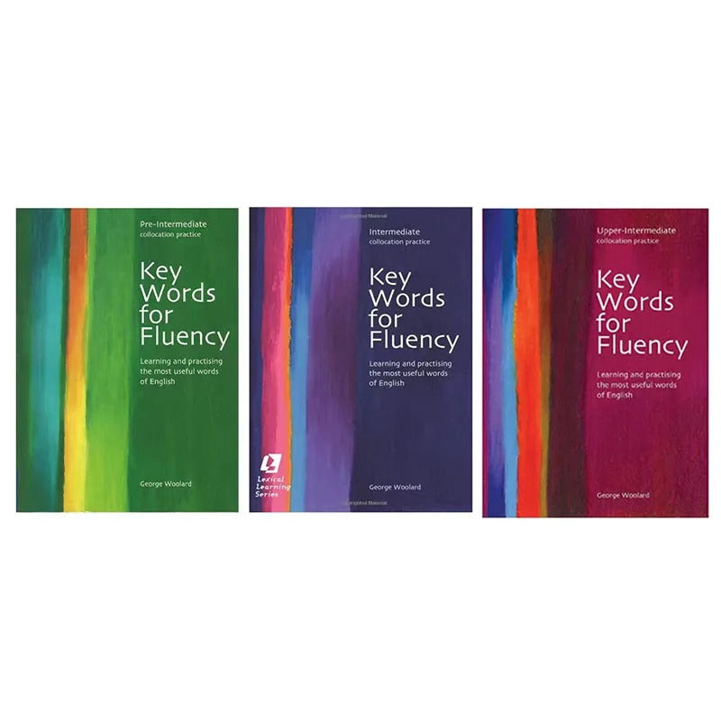3 Books Key Words for Fluency English Reading Grammar Improvement Training Materials Oral Training Level 4 and 6 IELTS