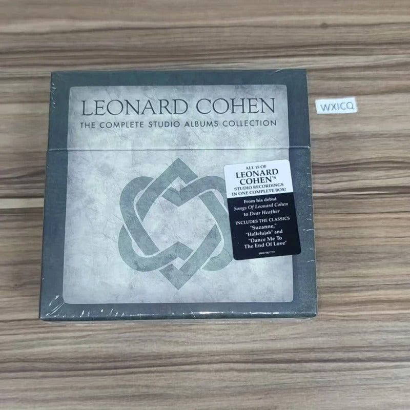 Ballad Leonard Cohen Music CD The Complete Studio Albums Collection Hallelujah 15pcs Music Record Cosplay Car Soundtracks Box