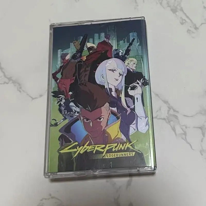 Anime Cyber Akira Yamaoka Music Tape David Martinez Greatest Hits OST Album Cassettes Cosplay Recorder Walkman Soundtracks Box