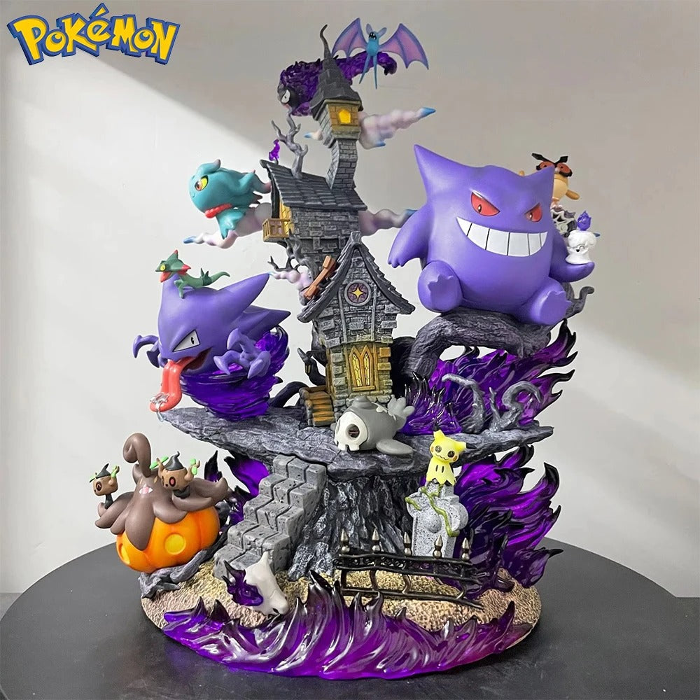 31cm Pokemon Anime Figure EGG Gengar Series Gengar Gk Figure Collection Decoration Desktop Ornament Toys Kids Birthday Gifts