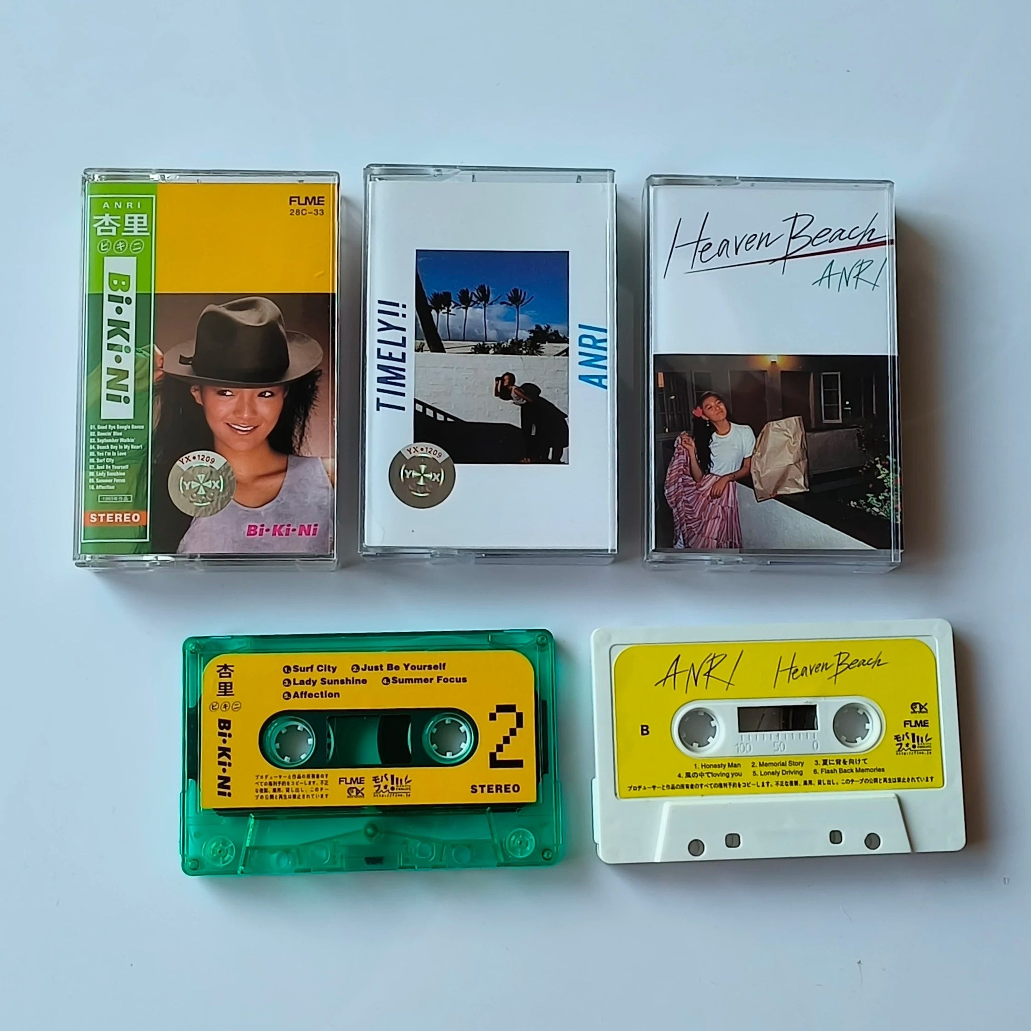 Retro ANRI Music Tape Timely Bi Ki Ni Album Cassettes Cosplay Music Record Walkman Recorder Car Soundtracks Box Collection Gifts