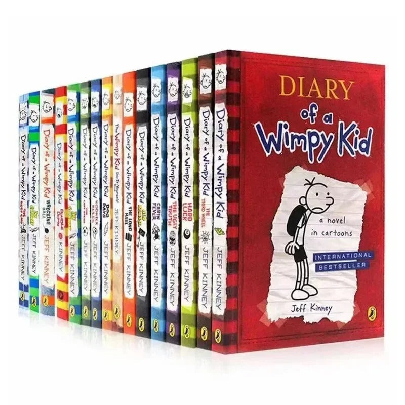 1- 10 Volumes Diary of Wimpy Kid English Book Diary of Wimpy Kid Children's Fiction Books