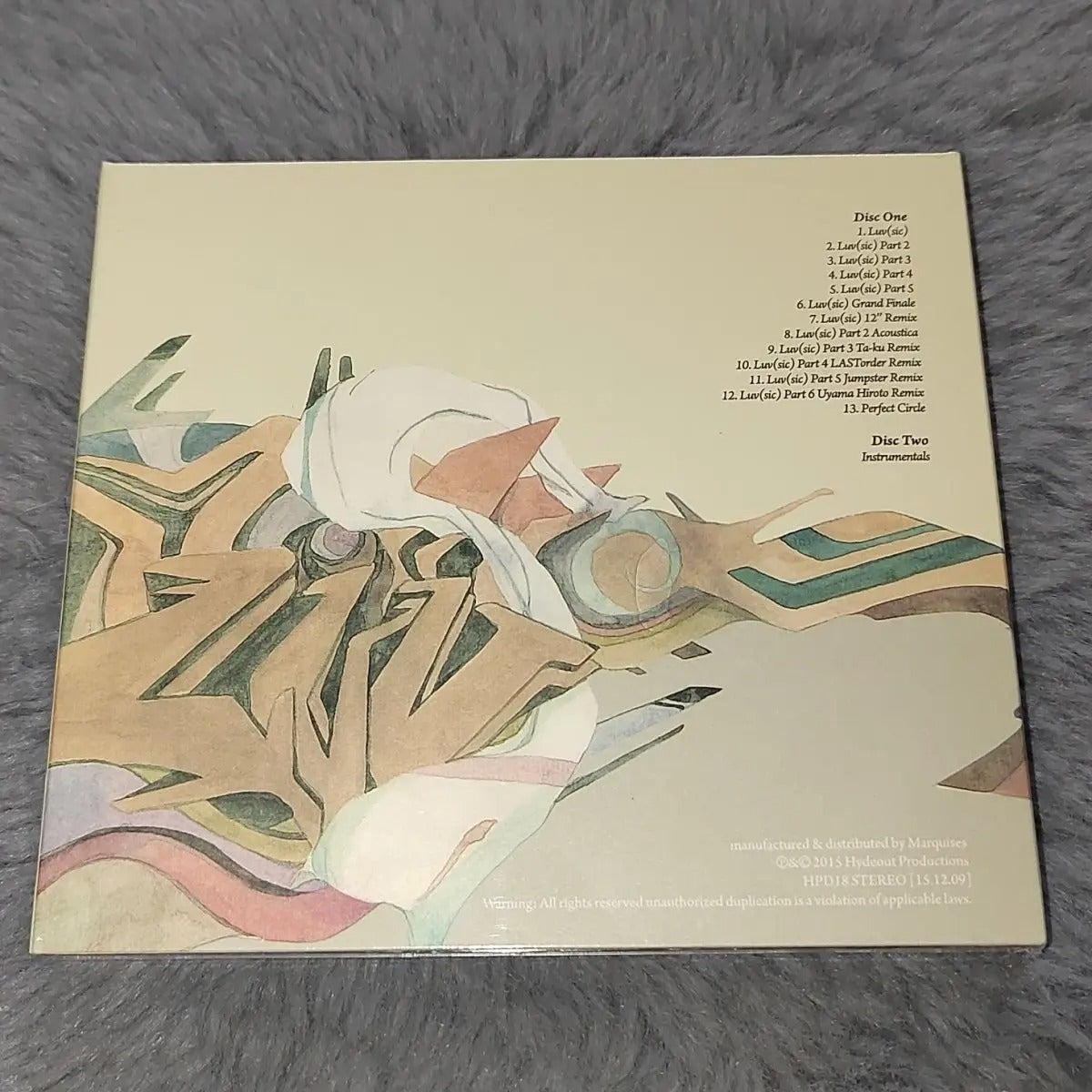 Rap Nujabes Shing02 Music CD Luv(sic) Hexalogy Album Perfect Circle 2pcs Music Record Cosplay Walkman Car Soundtracks Box Gifts