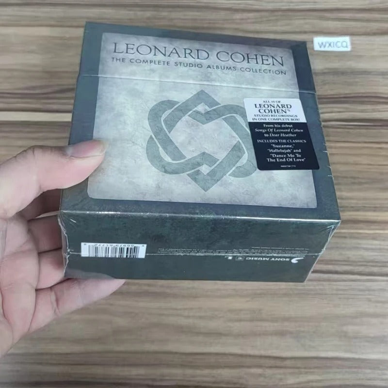 Ballad Leonard Cohen Music CD The Complete Studio Albums Collection Hallelujah 15pcs Music Record Cosplay Car Soundtracks Box