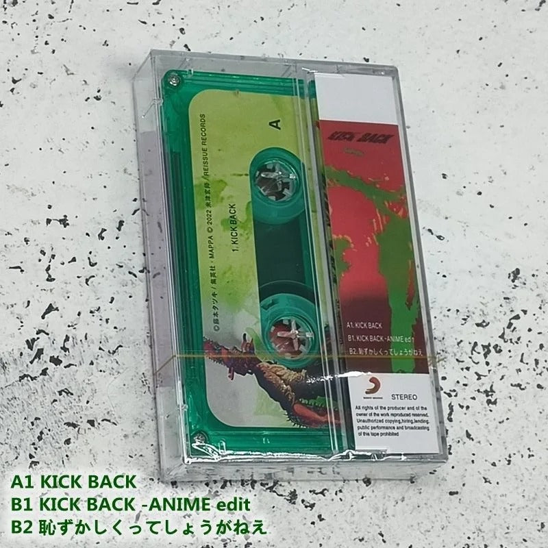 Yonezu Kenshi Chainsaw Music Tape KICK BACK Album Cosplay Soundtracks Box Cassettes Car Walkman Tape Party Music Prop Gifts