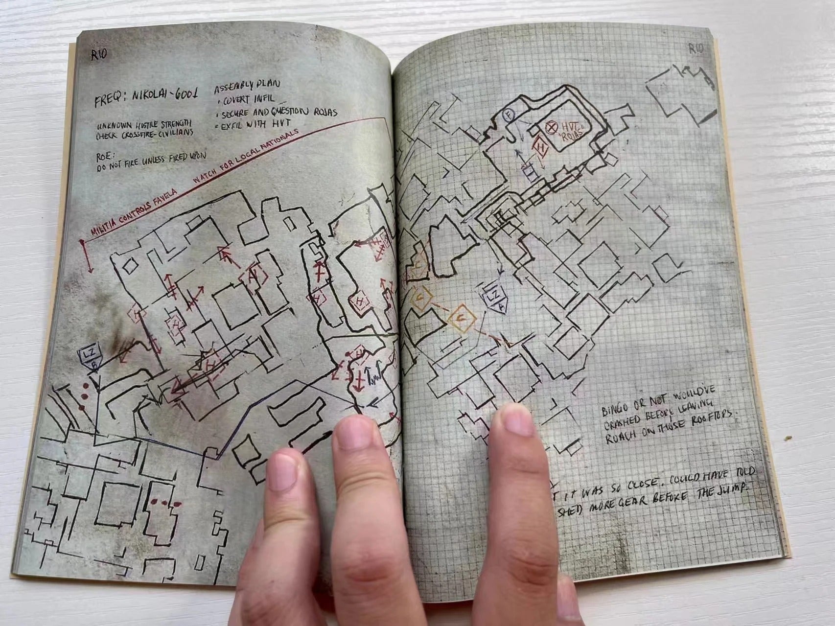 Game Call Of Duty John 'SOAP' MacTavish Journal Diary COD Cosplay Props