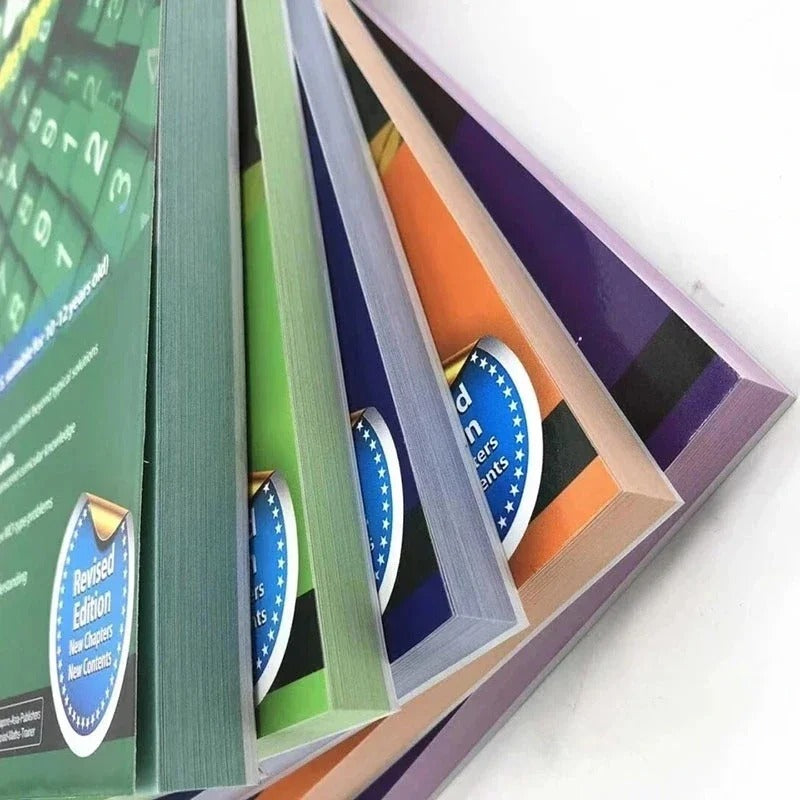 5 Books/set SAP Maths Olympiad Primary School Mathematical Thinking Training Exercise Math Questions English Book