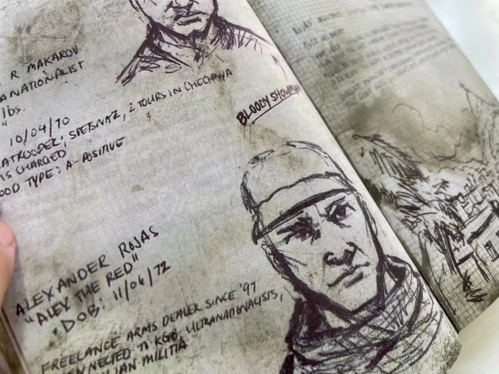 Game Call Of Duty John 'SOAP' MacTavish Journal Diary COD Cosplay Props