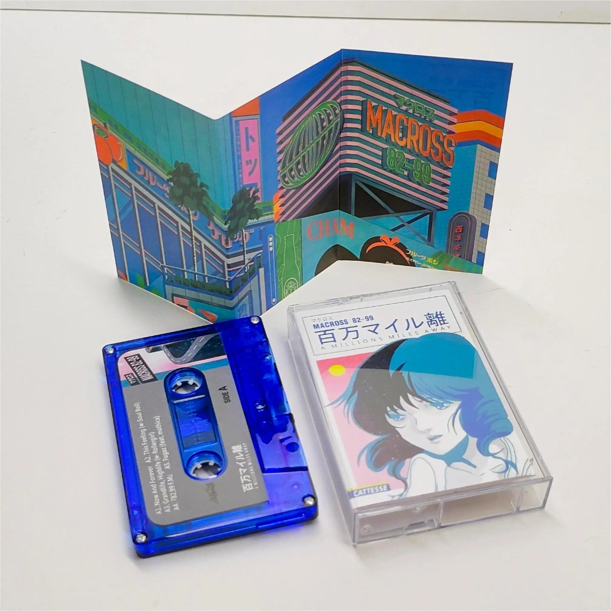 Vaporwave City Pop Macross 82-99 Music Tape A Million Miles Away Album Cassettes Cosplay Walkman Car Recorder Soundtracks Box