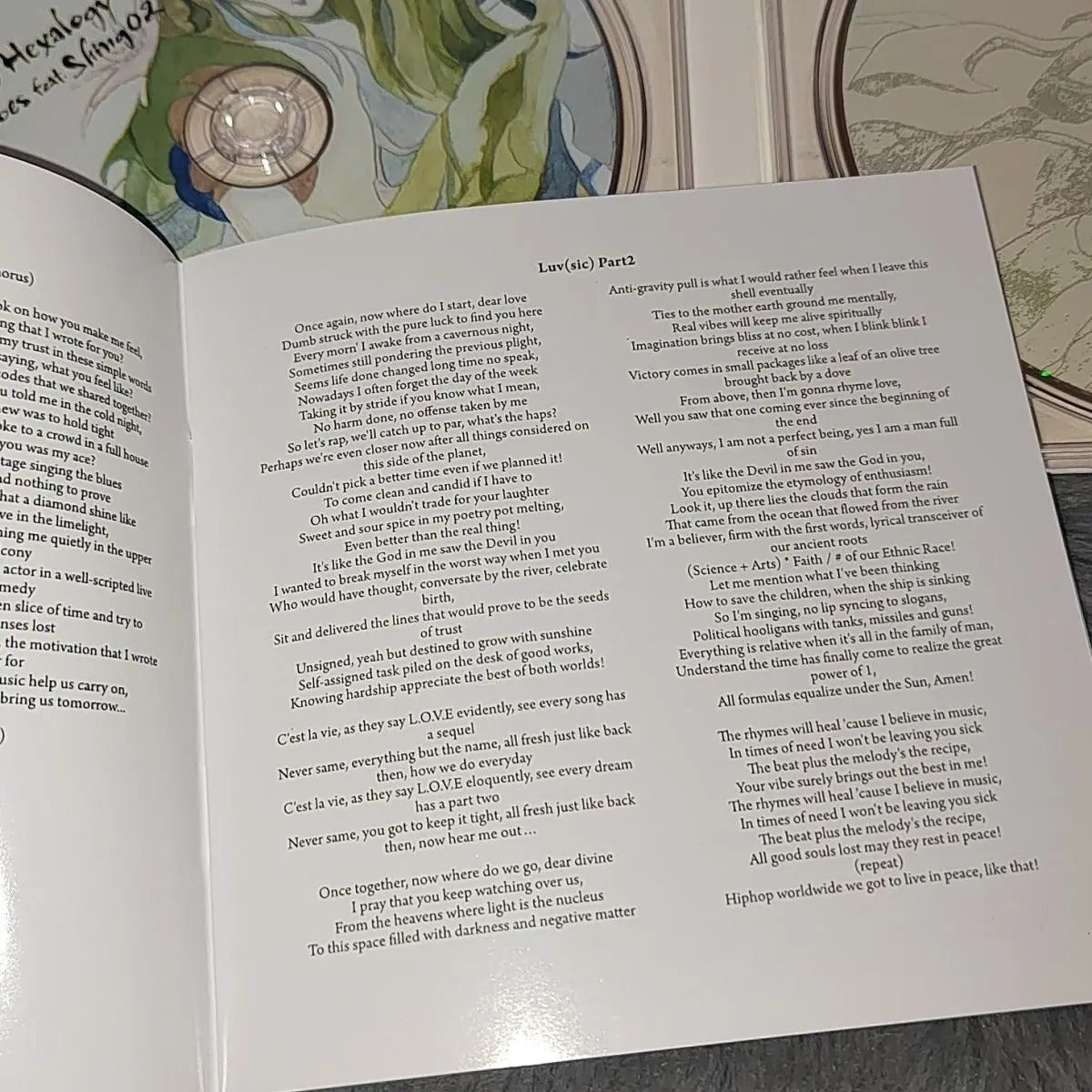 Rap Nujabes Shing02 Music CD Luv(sic) Hexalogy Album Perfect Circle 2pcs Music Record Cosplay Walkman Car Soundtracks Box Gifts