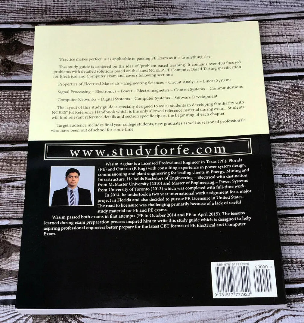 Study Guide for Fundamentals of Engineering (FE) Electrical and Computer CBT Exam: Practice over 400 solved problems based on NCEES® FE CBT Specification Version 9.4