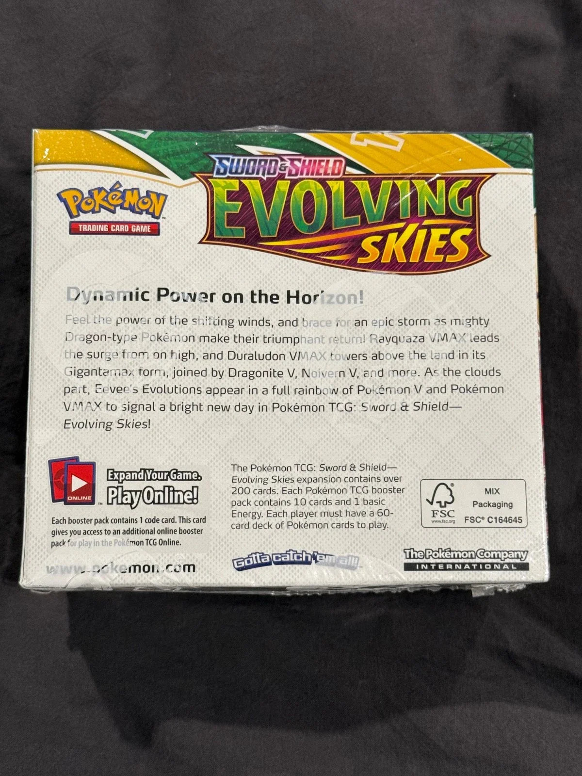 Pokemon TCG Sword & Shield EVOLVING SKIES Booster Box Sealed 36 Packs